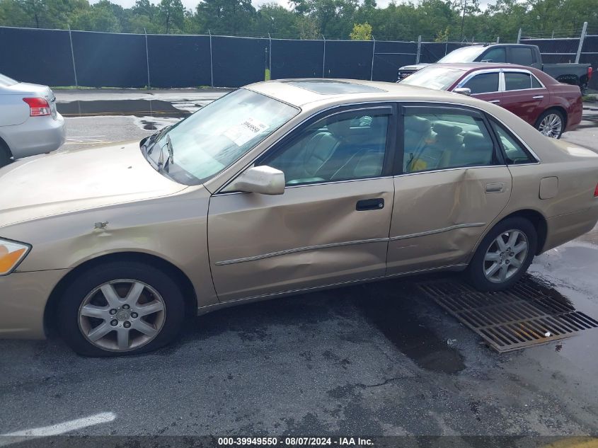 2001 Toyota Avalon Xls VIN: 4T1BF28B61U116351 Lot: 39949550