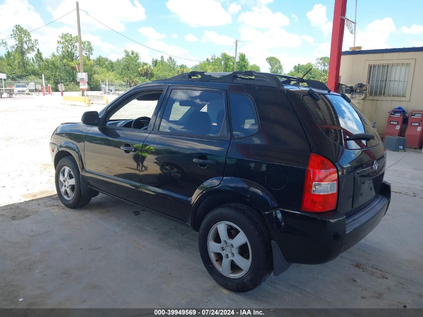 2006 Hyundai Tucson Gl VIN: KM8JM12B06U378359 Lot: 39949569