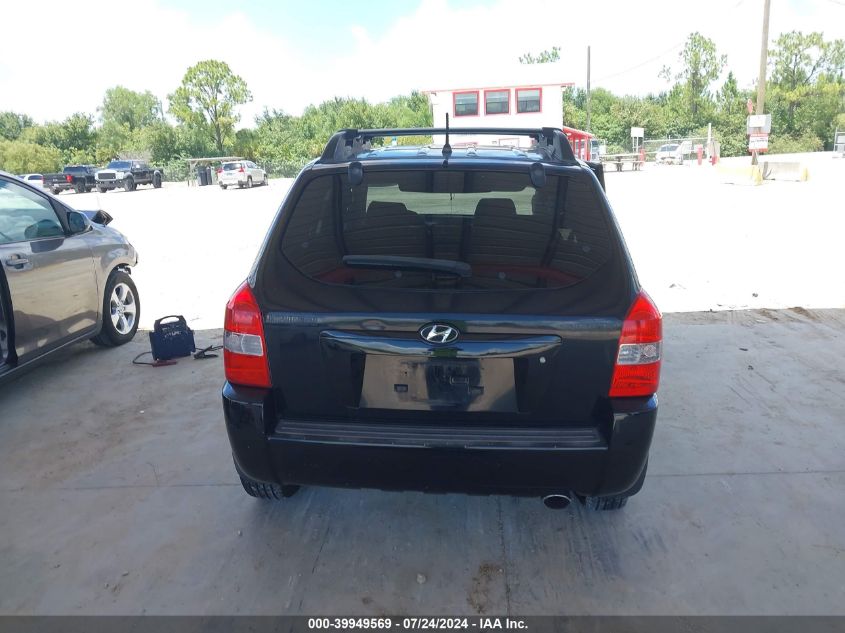 2006 Hyundai Tucson Gl VIN: KM8JM12B06U378359 Lot: 39949569