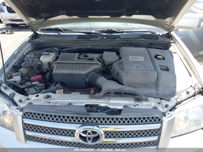 2006 Toyota Highlander Hybrid VIN: JTEEW21A160006109 Lot: 39949580