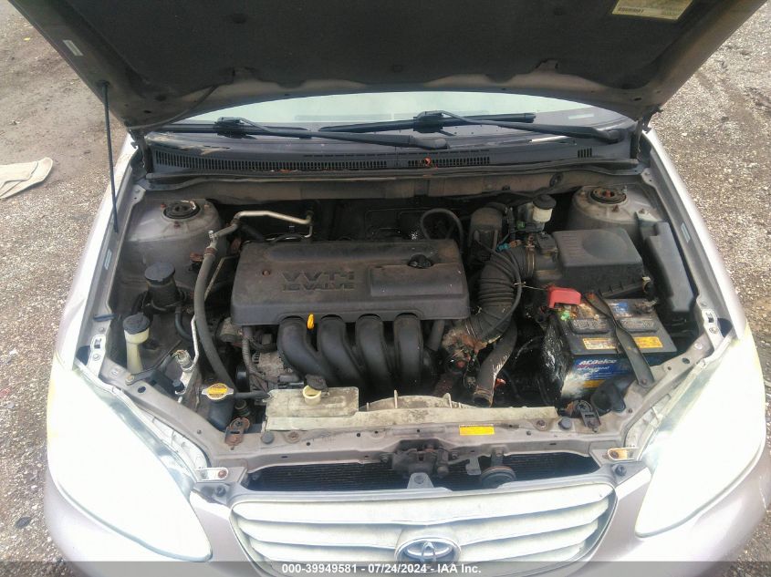 2003 Toyota Corolla Ce/Le/S VIN: 1NXBR32E73Z163052 Lot: 39949581