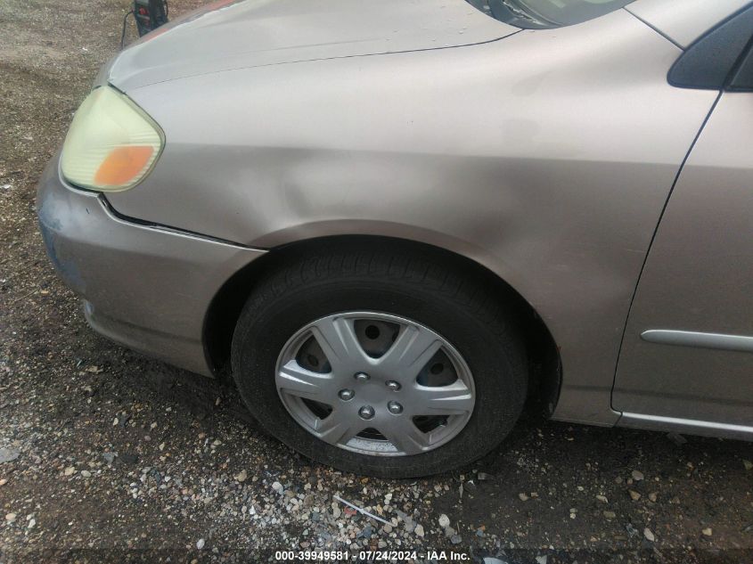 2003 Toyota Corolla Ce/Le/S VIN: 1NXBR32E73Z163052 Lot: 39949581