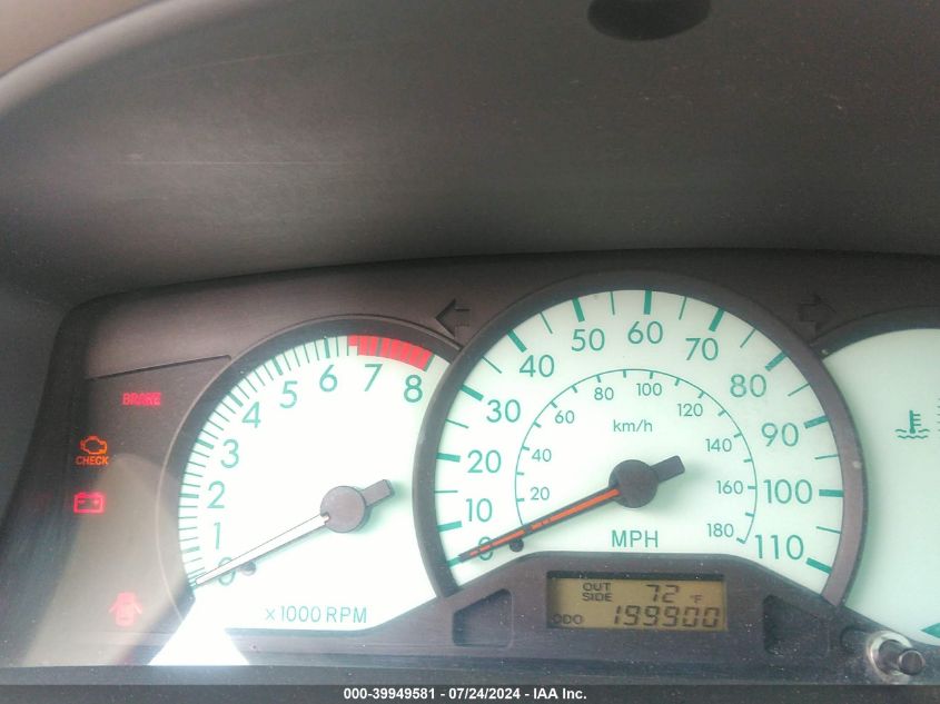 2003 Toyota Corolla Ce/Le/S VIN: 1NXBR32E73Z163052 Lot: 39949581