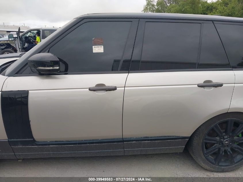 2018 Land Rover Range Rover Hse VIN: SALGS2SV4JA392028 Lot: 39949583