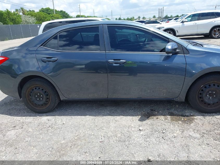 2015 Toyota Corolla Le VIN: 2T1BURHE8FC294019 Lot: 39949589