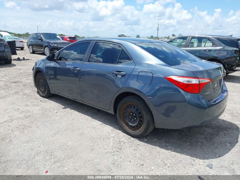 2015 Toyota Corolla Le VIN: 2T1BURHE8FC294019 Lot: 39949589