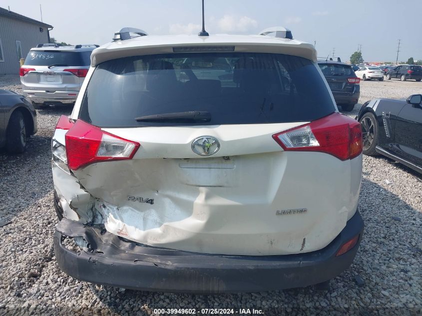 2015 Toyota Rav4 Limited VIN: 2T3YFREV6FW156400 Lot: 39949602