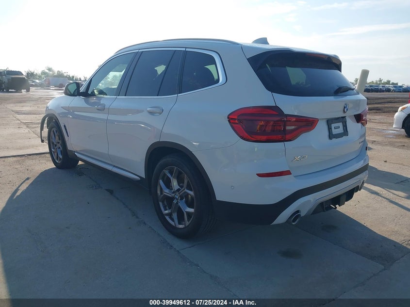 VIN 5UXTY3C02M9H75163 2021 BMW X3 SDRIVE30I