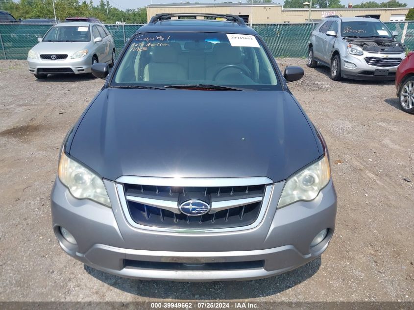 2008 Subaru Outback 2.5I Limited/2.5I Limited L.l. Bean Edition VIN: 4S4BP62C787316864 Lot: 39949662