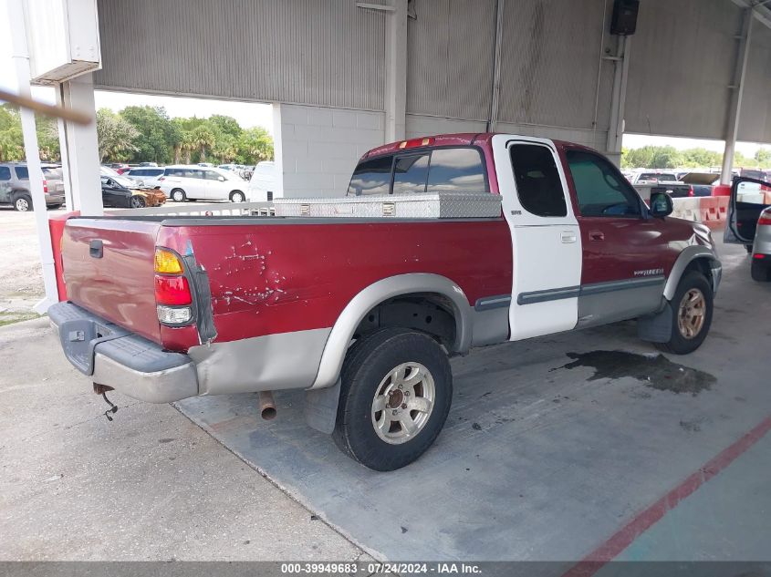 5TBRT34161S168607 | 2001 TOYOTA TUNDRA