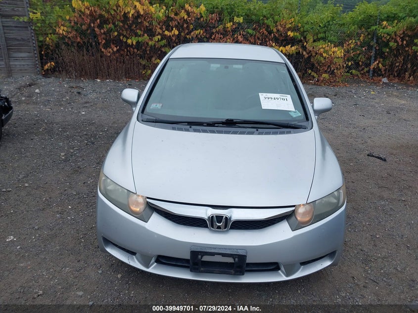 2009 Honda Civic Lx VIN: 2HGFA16529H363751 Lot: 39949701