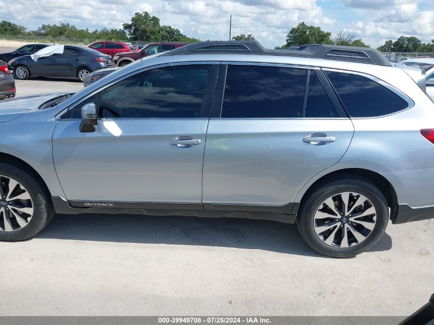 2017 Subaru Outback 2.5I Limited VIN: 4S4BSAKC7H3336671 Lot: 39949708