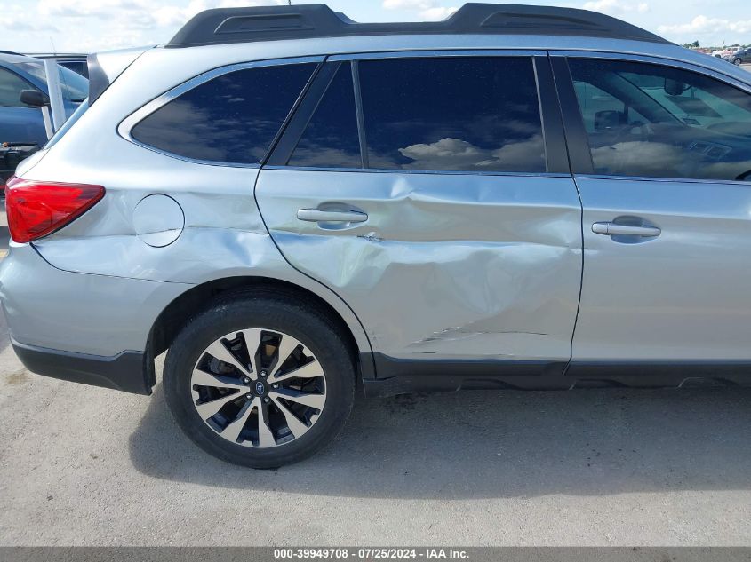 2017 Subaru Outback 2.5I Limited VIN: 4S4BSAKC7H3336671 Lot: 39949708