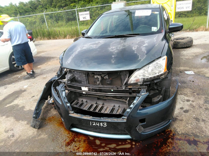 2014 Nissan Sentra Sv VIN: 3N1AB7APXEY249912 Lot: 39949742