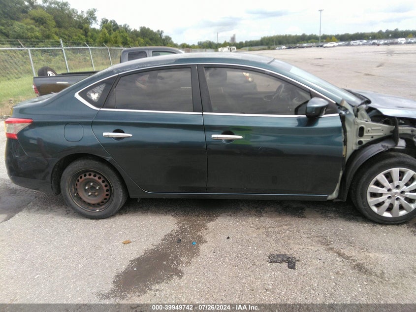 2014 Nissan Sentra Sv VIN: 3N1AB7APXEY249912 Lot: 39949742