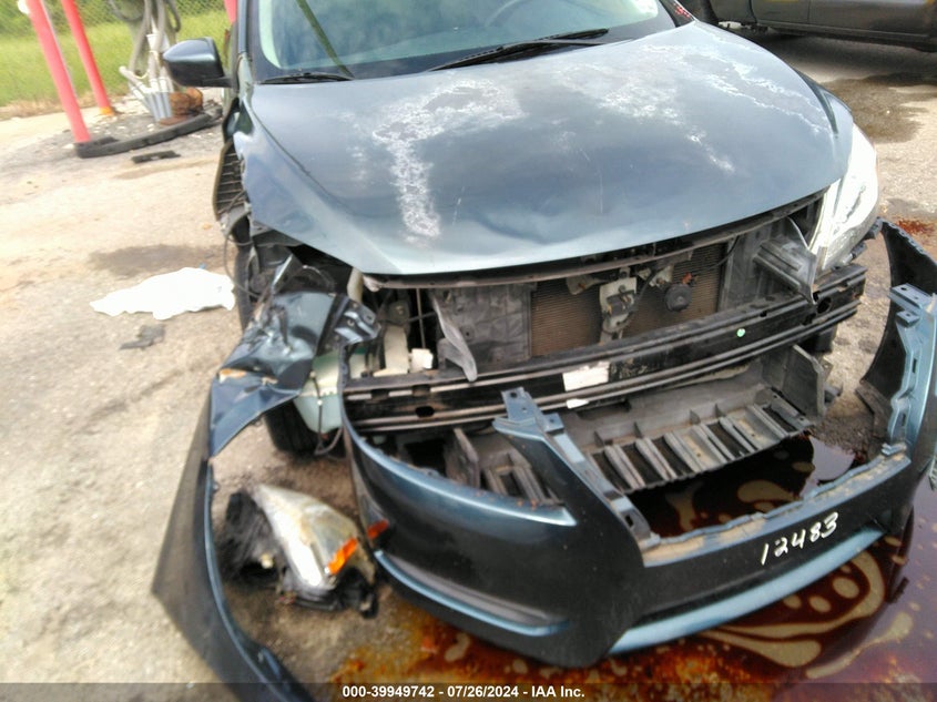 2014 Nissan Sentra Sv VIN: 3N1AB7APXEY249912 Lot: 39949742