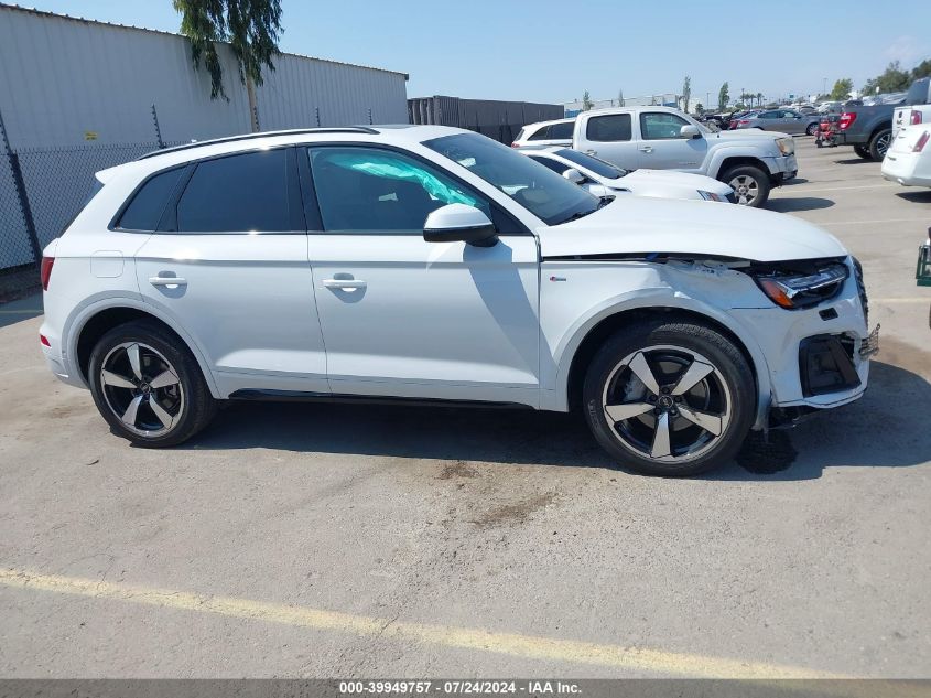 2023 Audi Q5 Prestige 45 Tfsi S Line Quattro S Tronic VIN: WA1FAAFY4P2071172 Lot: 39949757