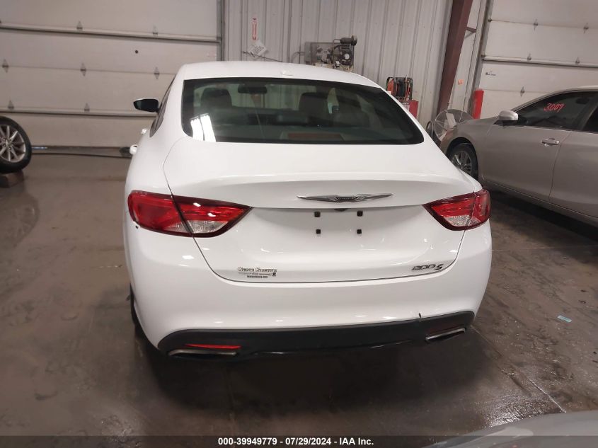 2015 Chrysler 200 S VIN: 1C3CCCBB3FN709316 Lot: 39949779