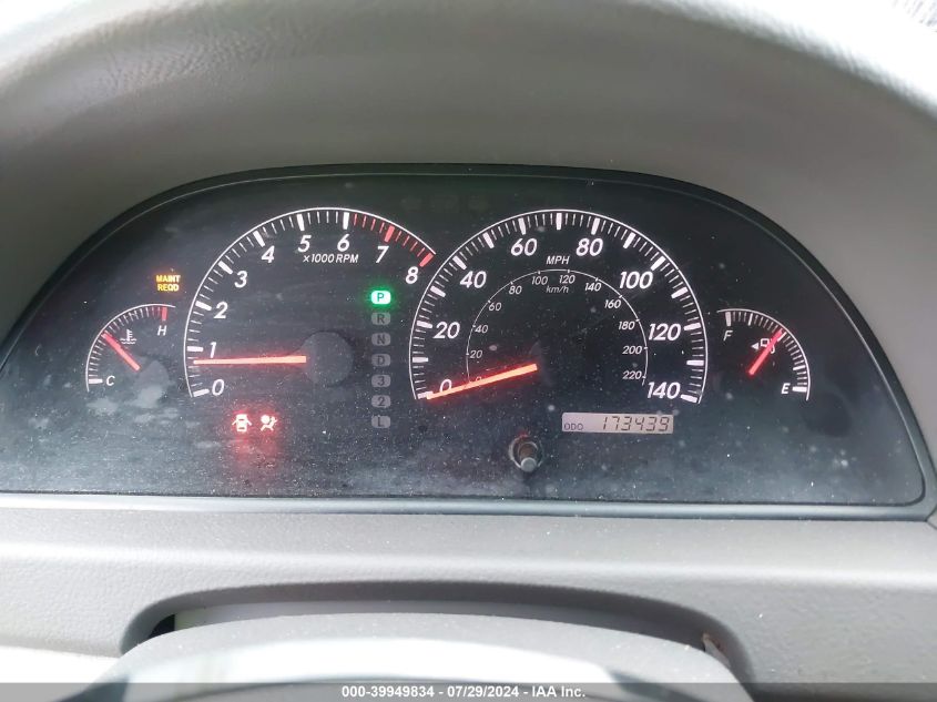 2005 Toyota Camry Std VIN: 4T1BE32K35U103483 Lot: 39949834