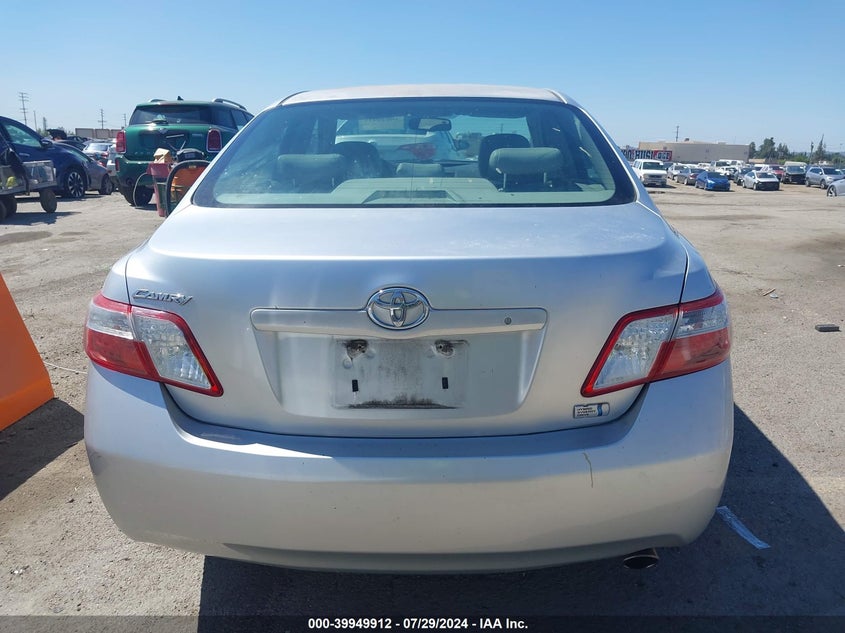 2007 Toyota Camry Hybrid VIN: JTNBB46K573029341 Lot: 39949912