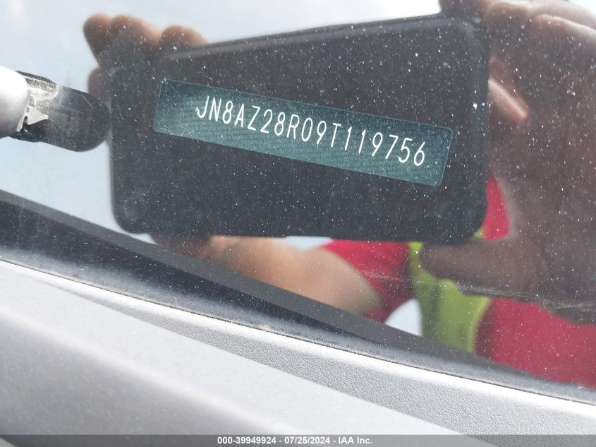 2009 Nissan Cube 1.8S VIN: JN8AZ28R09T119756 Lot: 39949924