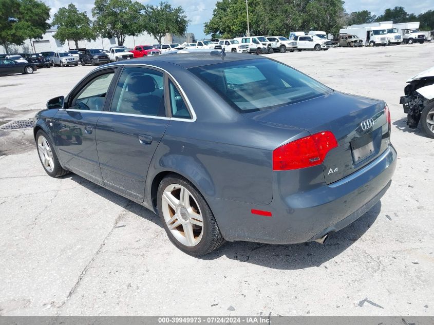 WAUAF78E25A527435 | 2005 AUDI A4