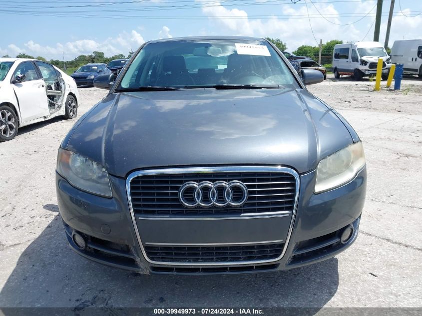 WAUAF78E25A527435 | 2005 AUDI A4