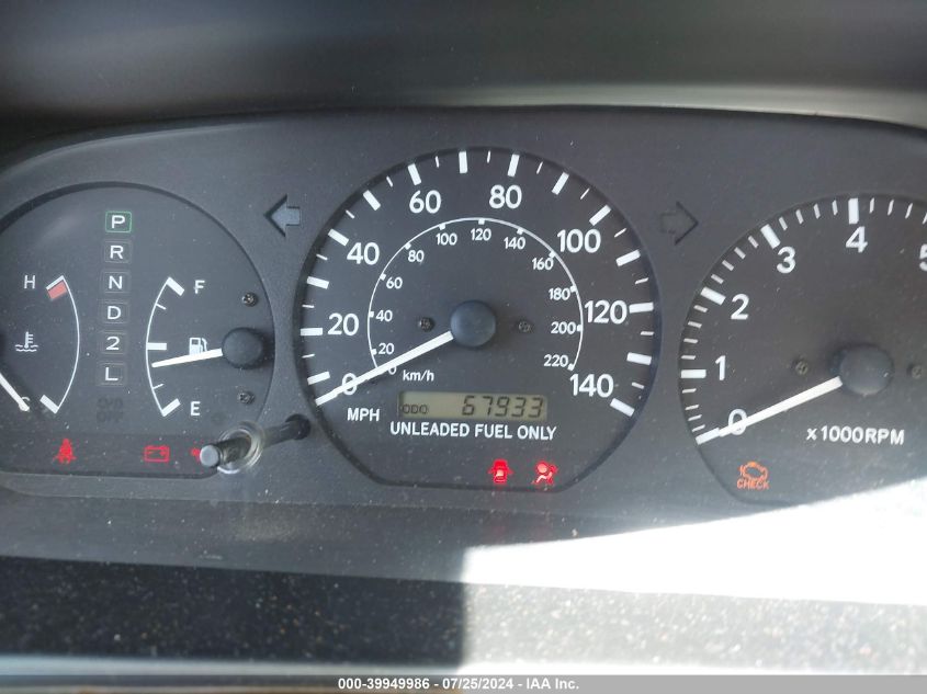 1999 Toyota Camry Ce/Le/Xle VIN: JT2BG22KXX0310092 Lot: 39949986