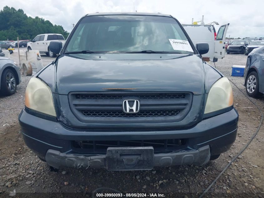 2005 Honda Pilot Ex VIN: 5FNYF184X5B017802 Lot: 39950093