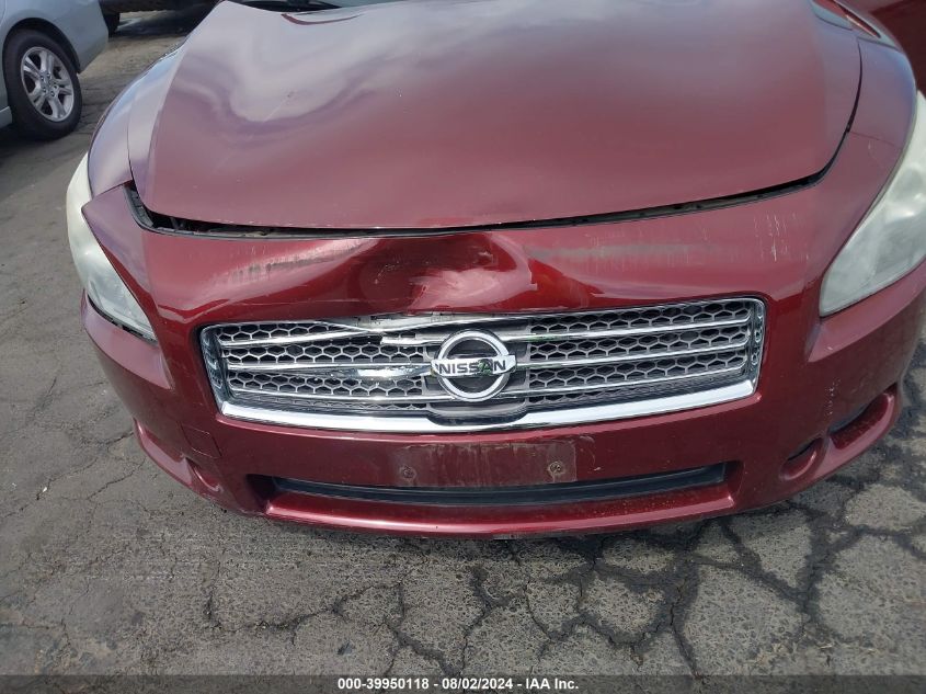 2009 Nissan Maxima 3.5 Sv VIN: 1N4AA51E89C830025 Lot: 39950118