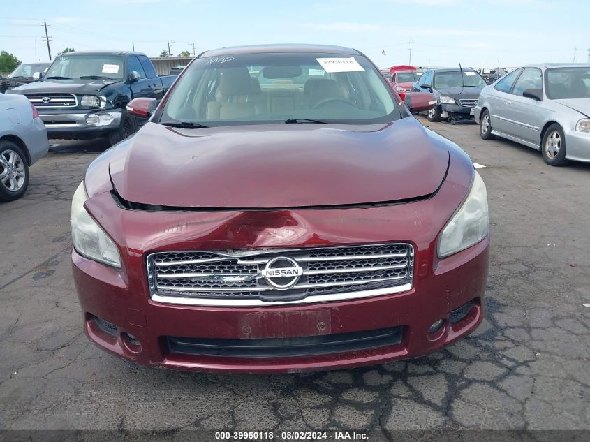 2009 Nissan Maxima 3.5 Sv VIN: 1N4AA51E89C830025 Lot: 39950118