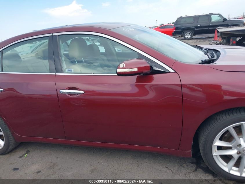 2009 Nissan Maxima 3.5 Sv VIN: 1N4AA51E89C830025 Lot: 39950118