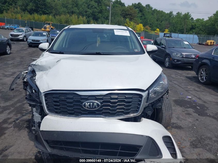 2019 Kia Sorento 3.3L Lx VIN: 5XYPGDA54KG441350 Lot: 39950149