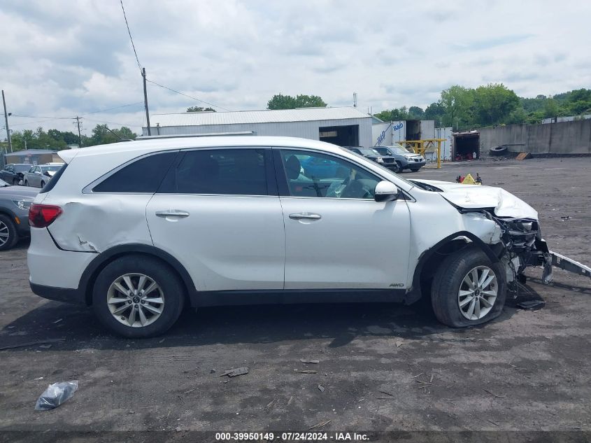 2019 Kia Sorento 3.3L Lx VIN: 5XYPGDA54KG441350 Lot: 39950149