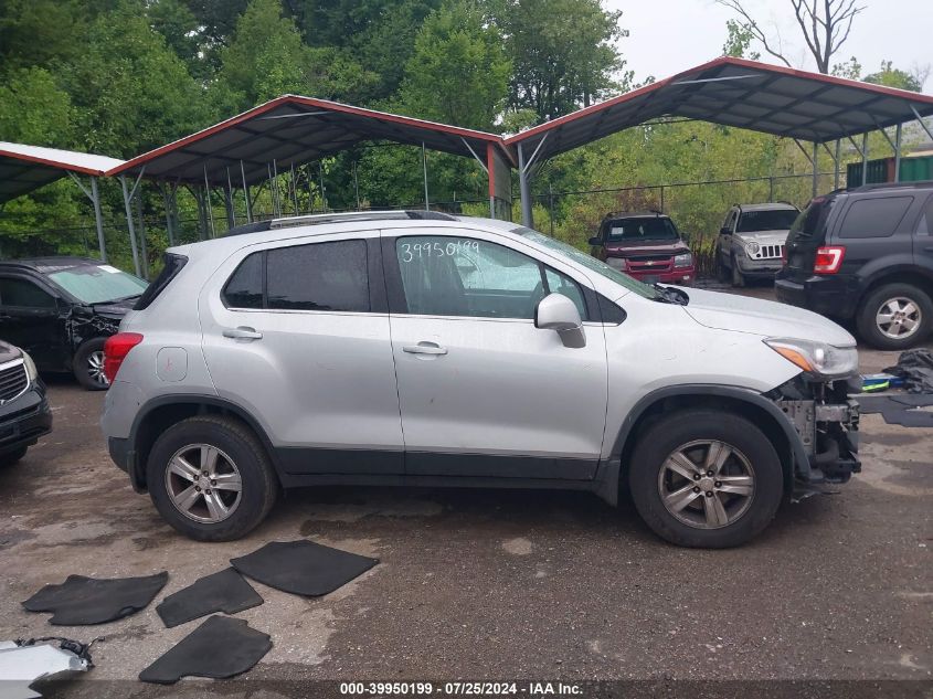 2017 Chevrolet Trax Lt VIN: 3GNCJPSB9HL246262 Lot: 39950199