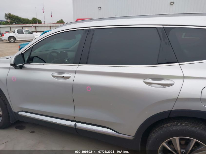 2020 Hyundai Santa Fe Sel VIN: 5NMS33AD6LH166093 Lot: 39950214