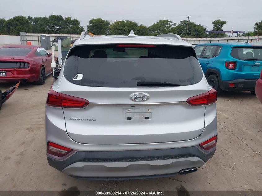 2020 Hyundai Santa Fe Sel VIN: 5NMS33AD6LH166093 Lot: 39950214