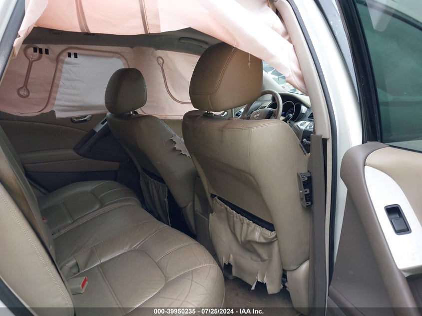 2011 Nissan Murano Sl VIN: JN8AZ1MW3BW158626 Lot: 39950235