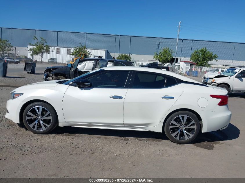 2018 Nissan Maxima 3.5 Sv VIN: 1N4AA6AP7JC387698 Lot: 39950285