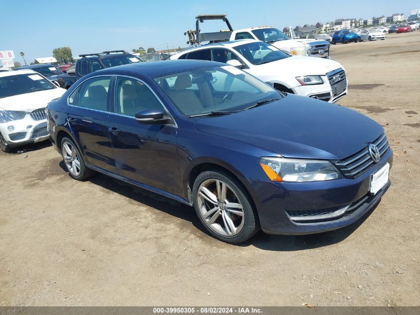 2014 Volkswagen Passat 2.0L Tdi Se VIN: 1VWBN7A39EC056825 Lot: 39950305