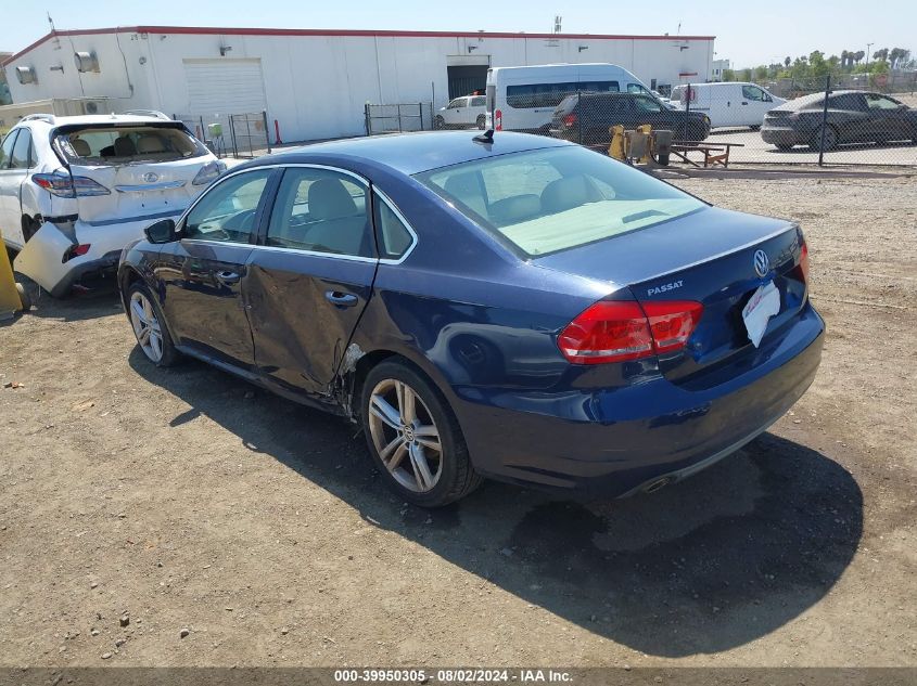 2014 Volkswagen Passat 2.0L Tdi Se VIN: 1VWBN7A39EC056825 Lot: 39950305