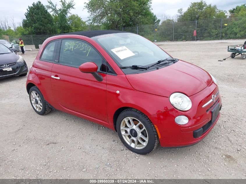2012 Fiat 500C Pop VIN: 3C3CFFDRXCT145131 Lot: 39950339