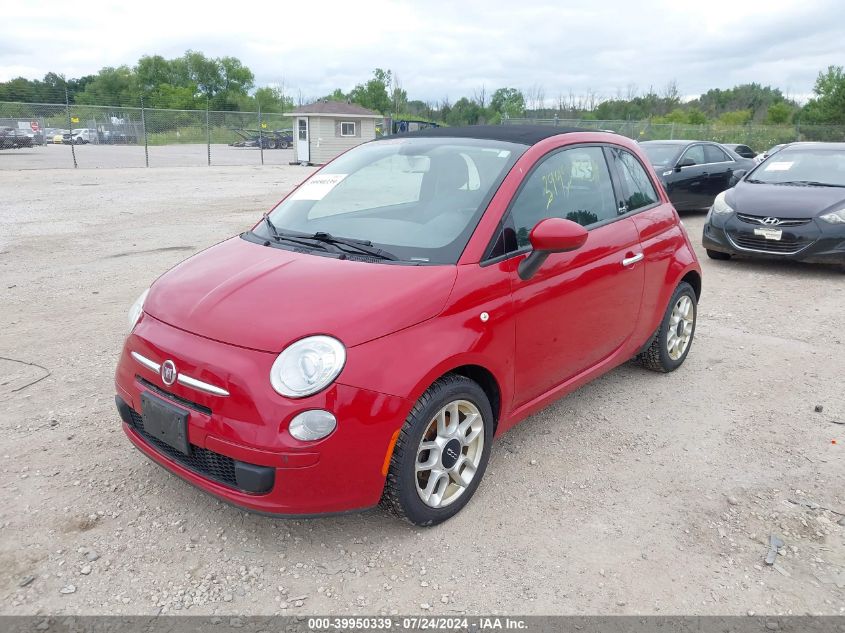 2012 Fiat 500C Pop VIN: 3C3CFFDRXCT145131 Lot: 39950339