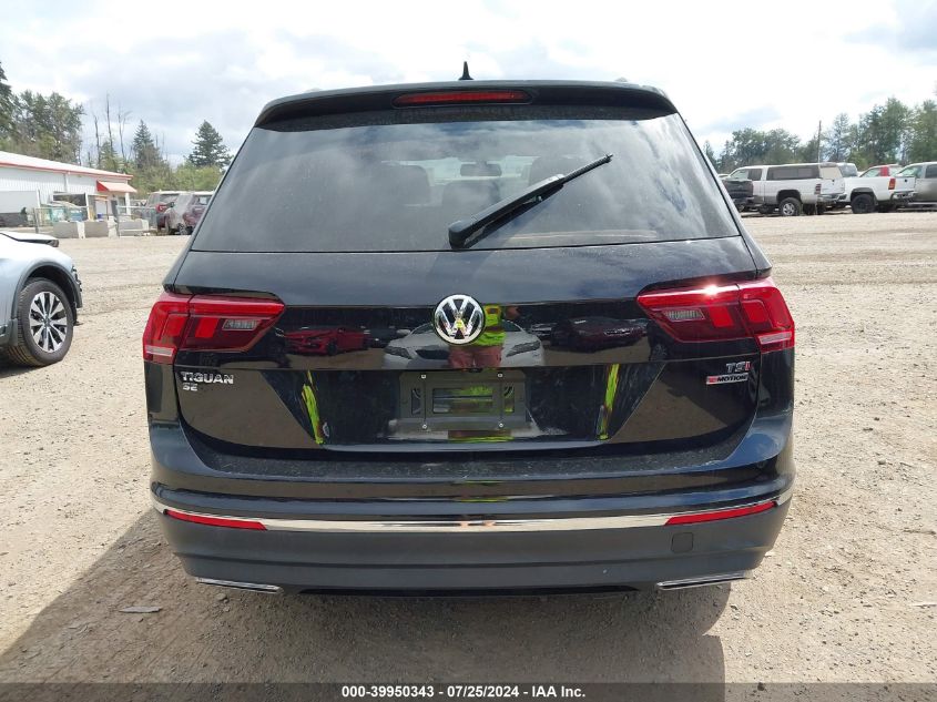 2018 Volkswagen Tiguan 2.0T Se/2.0T Sel VIN: 3VV2B7AX5JM160236 Lot: 39950343