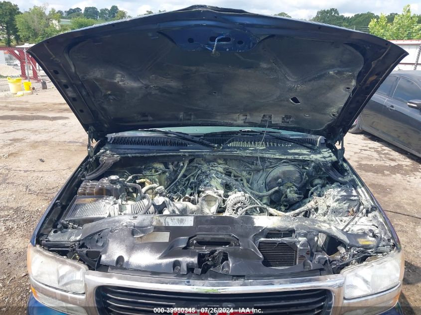 2002 GMC Sierra 1500 Sle VIN: 2GTEK19TX21233491 Lot: 39950345