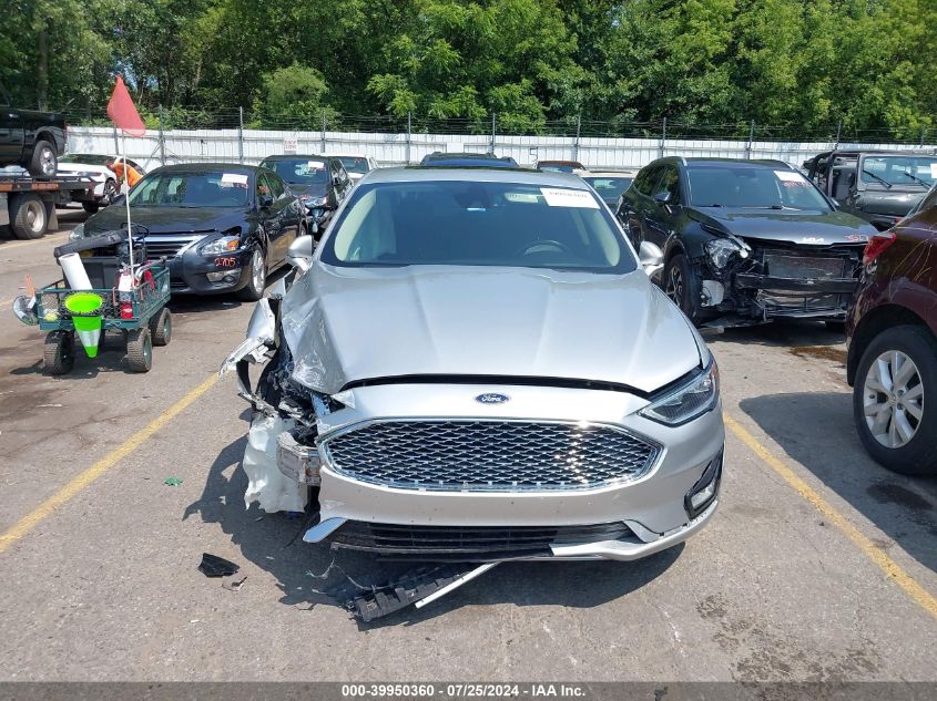 2019 Ford Fusion Titanium VIN: 3FA6P0D95KR154565 Lot: 39950360