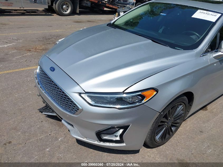 2019 Ford Fusion Titanium VIN: 3FA6P0D95KR154565 Lot: 39950360