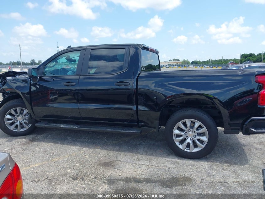 VIN 1GCPABEK5RZ302345 2024 CHEVROLET SILVERADO 1500 2WD  SHORT BED CUSTOM