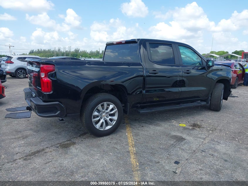 VIN 1GCPABEK5RZ302345 2024 CHEVROLET SILVERADO 1500 2WD  SHORT BED CUSTOM