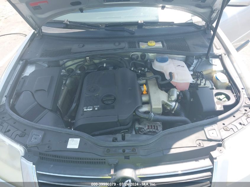 2002 Volkswagen Passat Gls VIN: WVWVD63B42E376975 Lot: 39950379